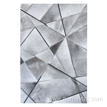 Original genuine cowhide Leather rugs for hotel